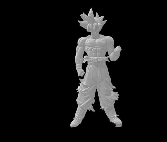 Goku Ultra Instinct 3D Model STL Files - 3DSTLHUB