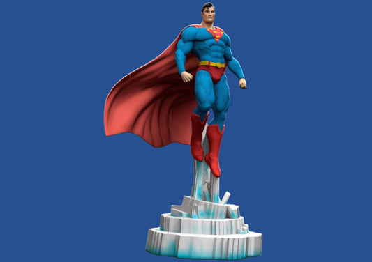 Superman Man of Steel 3D Model STL File - 3DSTLHUB