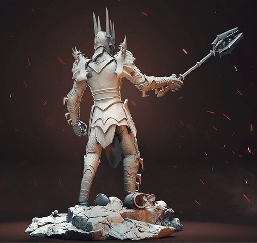 Sauron - Lord of The Rings STL 3D printable file - 3DSTLHUB