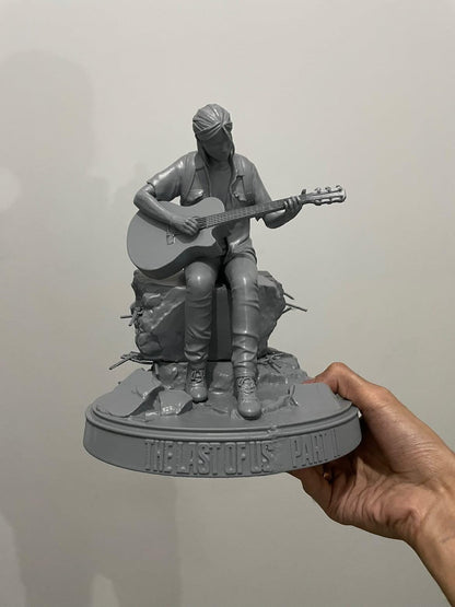 The Last of Us Ellie with Guitar 3D STL File - 3DSTLHUB