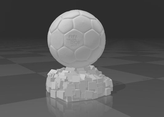 Ballon D'or Fifa 2013 Trophy 3D STL for 3D Print - 3DSTLHUB
